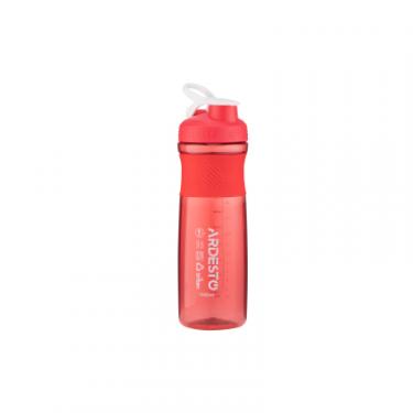 Бутылка для воды Ardesto Smart Bottle 1000 мл Red Фото 1