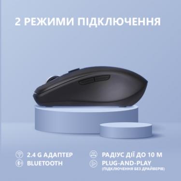 Мышка 2E MF225 Silent Wireless/Bluetooth Black Фото 4