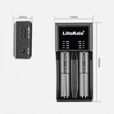 Зарядное устройство для аккумуляторов Liitokala 2 Slots, LED indicator, Li-ion(18650...RCR123...26 Фото 3