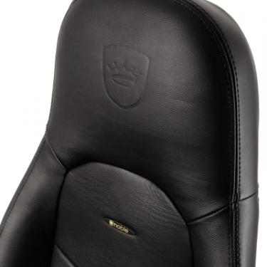 Кресло игровое Noblechairs Icon Real Leather Black Фото 1