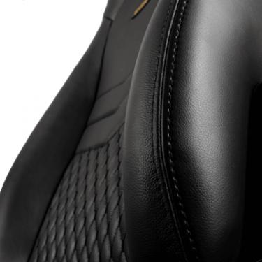 Кресло игровое Noblechairs Icon Real Leather Black Фото 2
