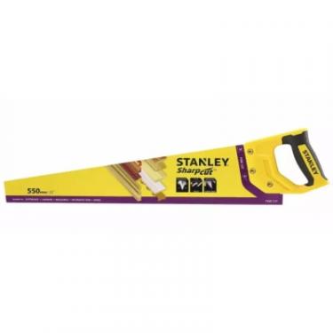 Ножовка Stanley SHARPCUT із загартованими зубами, L550мм, 11 tpi. Фото 1