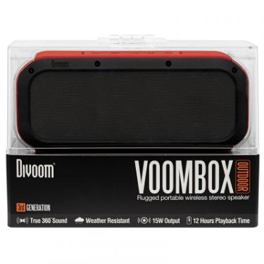 Акустическая система Divoom Voombox-outdoor (3gen) Red Фото 7