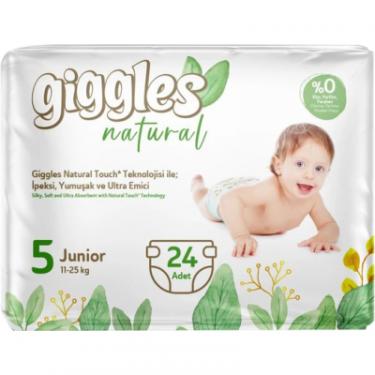 Подгузники Giggles Natural 5 Junior 11-25 кг 24 шт Фото