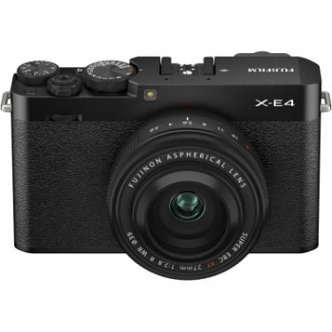 Цифровой фотоаппарат Fujifilm X-E4 Body Black+XF 27 mm Kit Фото 2