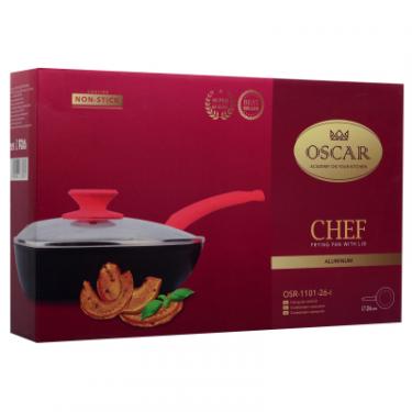 Сковорода Oscar Chef з кришкою 26 см Фото 5
