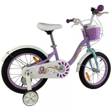 Детский велосипед Royal Baby Chipmunk Darling 18", Official UA, фіолетовий Фото 1