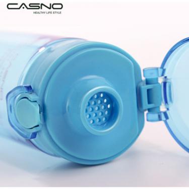 Бутылка для воды Casno 650 мл KXN-1157 Tritan Синя Фото 4