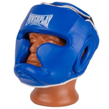 Боксерский шлем PowerPlay 3100 PU Синій S Фото 1