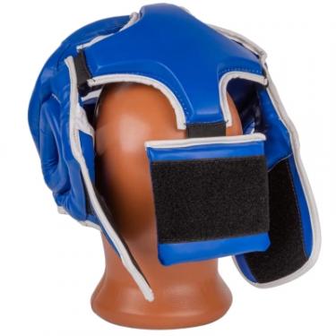 Боксерский шлем PowerPlay 3100 PU Синій S Фото 2