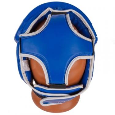 Боксерский шлем PowerPlay 3100 PU Синій S Фото 3