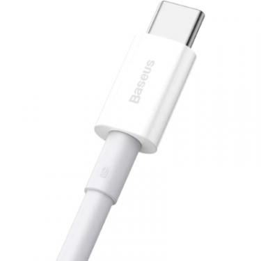 Дата кабель Baseus USB 2.0 AM to Type-C 2.0m 3A White Фото 1