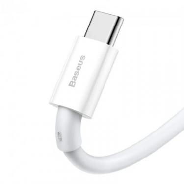 Дата кабель Baseus USB 2.0 AM to Type-C 2.0m 3A White Фото 3