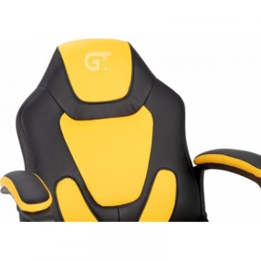 Кресло игровое GT Racer X-1414 Black/Yellow Фото 4
