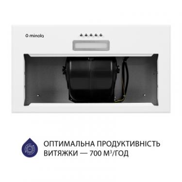 Вытяжка кухонная Minola HBI 5214 WH 700 LED Фото 4