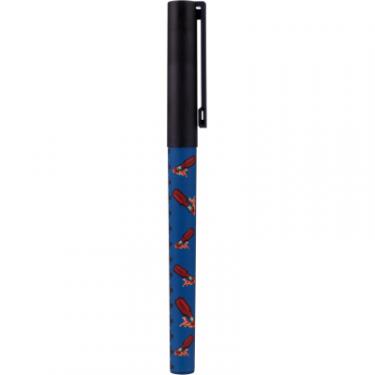 Ручка шариковая Yes 8bit UA Fire 0,7 мм синя Фото