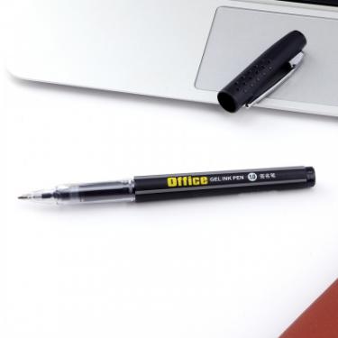Ручка гелевая Baoke Office 1.0 мм, чорна Фото 1