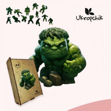 Пазл Ukropchik дерев'яний Супергерой Халк size - L в коробці з на Фото 4