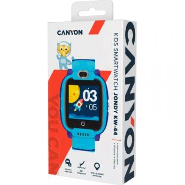 Смарт-часы Canyon CNE-KW44BL Jondy KW-44, Kids smartwatch Blue Фото 3