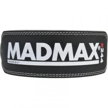 Атлетический пояс MadMax MFB-244 Sandwich шкіряний Black XL Фото 1