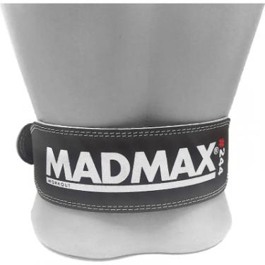 Атлетический пояс MadMax MFB-244 Sandwich шкіряний Black XL Фото 8
