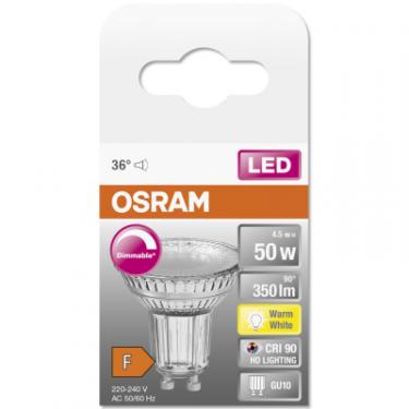 Лампочка Osram LED PAR16 DIM 50 36 4,5W/927 230V GU10 Фото 3