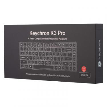 Клавиатура Keychron K3 PRO 84Key Gateron Blue Low Profile QMK UA RGB B Фото 12