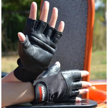 Перчатки для фитнеса MadMax MFG-248 Clasic Exclusive Black XXL Фото 3