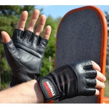 Перчатки для фитнеса MadMax MFG-248 Clasic Exclusive Black XXL Фото 7