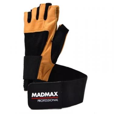 Перчатки для фитнеса MadMax MFG-269 Professional Brown M Фото 1