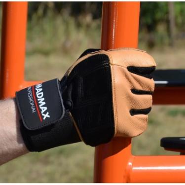Перчатки для фитнеса MadMax MFG-269 Professional Brown M Фото 4