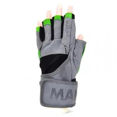 Перчатки для фитнеса MadMax MFG-860 Wild Grey/Green L Фото 1