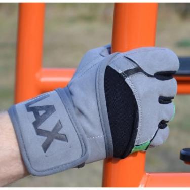 Перчатки для фитнеса MadMax MFG-860 Wild Grey/Green L Фото 5