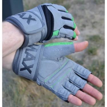 Перчатки для фитнеса MadMax MFG-860 Wild Grey/Green L Фото 7