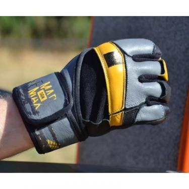 Перчатки для фитнеса MadMax MFG-880 Signature Black/Grey/Yellow L Фото 1