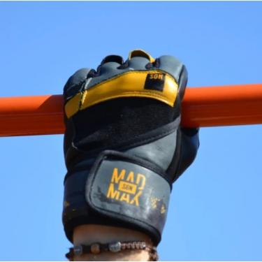 Перчатки для фитнеса MadMax MFG-880 Signature Black/Grey/Yellow L Фото 7