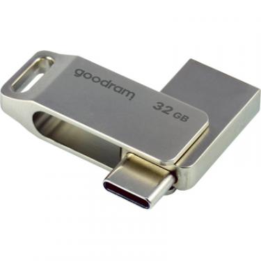 USB флеш накопитель Goodram 32GB ODA3 Silver USB 3.0 / Type-C Фото 3