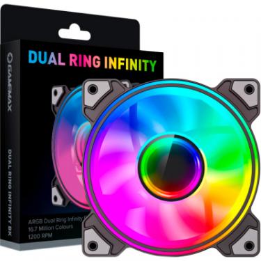 Кулер для корпуса Gamemax Dual Ring Infinity BK Фото 6