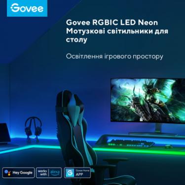 Светодиодная лента Govee Neon Gaming Table Light 3м Білий Фото 9