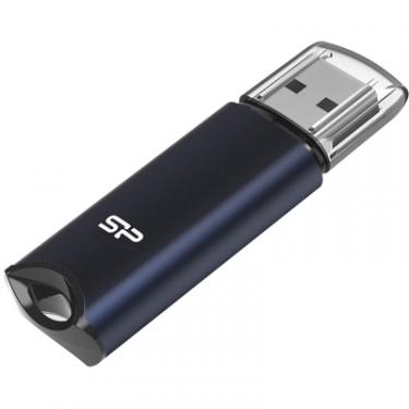 USB флеш накопитель Silicon Power 64GB Marvel M02 Aluminum Blue USB 3.2 Фото 1