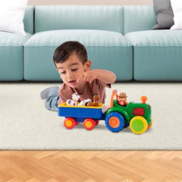 Развивающая игрушка Kiddi Smart Трактор з трейлером Фото 5