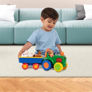 Развивающая игрушка Kiddi Smart Трактор з трейлером Фото 6