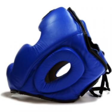 Боксерский шлем Thor 705 S Шкіра Синій Фото 1
