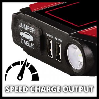 Пуско зарядное устройство Einhell CE-JS 18 Jump Starter Power Bank, 18000мАг, 2хUSB Фото 2