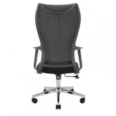 Офисное кресло Richman Етер Хром M-1 (Tilt) Сітка чорна Фото 4