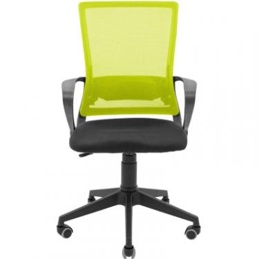Офисное кресло Richman Робін Пластик Піастра Сітка чорна + зелена Фото 1