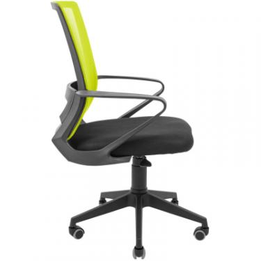 Офисное кресло Richman Робін Пластик Піастра Сітка чорна + зелена Фото 2