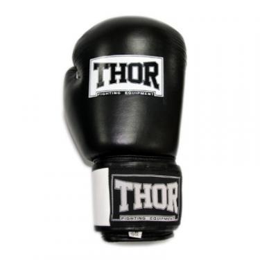 Боксерские перчатки Thor Sparring PU-шкіра 16oz Чорно-білі Фото 1