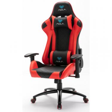 Кресло игровое Aula F1029 Gaming Chair Black/Red Фото 2