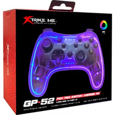 Геймпад Xtrike ME GP-52 Bluetooth RGB PS4/IOS/Android/PC/Nintendo Фото 6